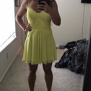 Canary yellow dress